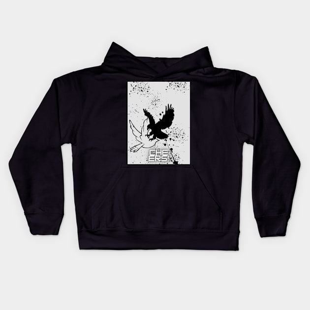 Eagle hentr Kids Hoodie by Àjan84